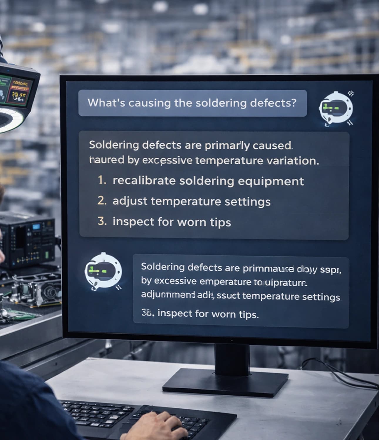 Person using VR headset